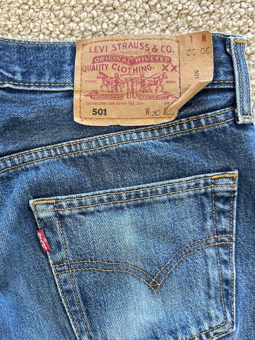 Vintage 501 Levis